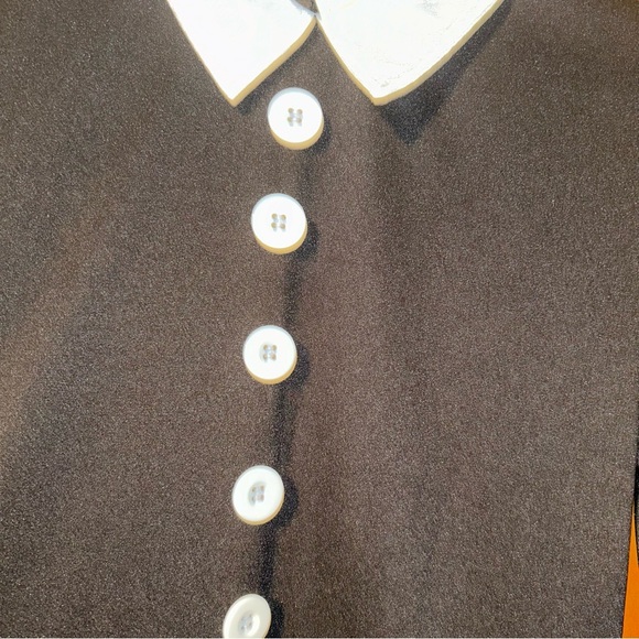 Adult Wednesday Addams Halloween Costume black dress size Medium Addams Family - Picture 4 of 4